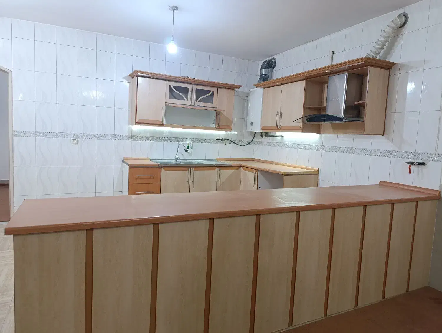 کابینت ام دی اف داخل فلز در حدنو|آب‌چکان و نظم‌دهنده ظروف|فلاورجان, |دیوار