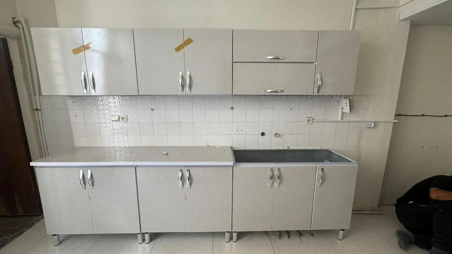 کابینت آشپزخانه دست دوم ۶ تیکه سالم سالم|مصالح و تجهیزات ساختمان|کرمانشاه, |دیوار