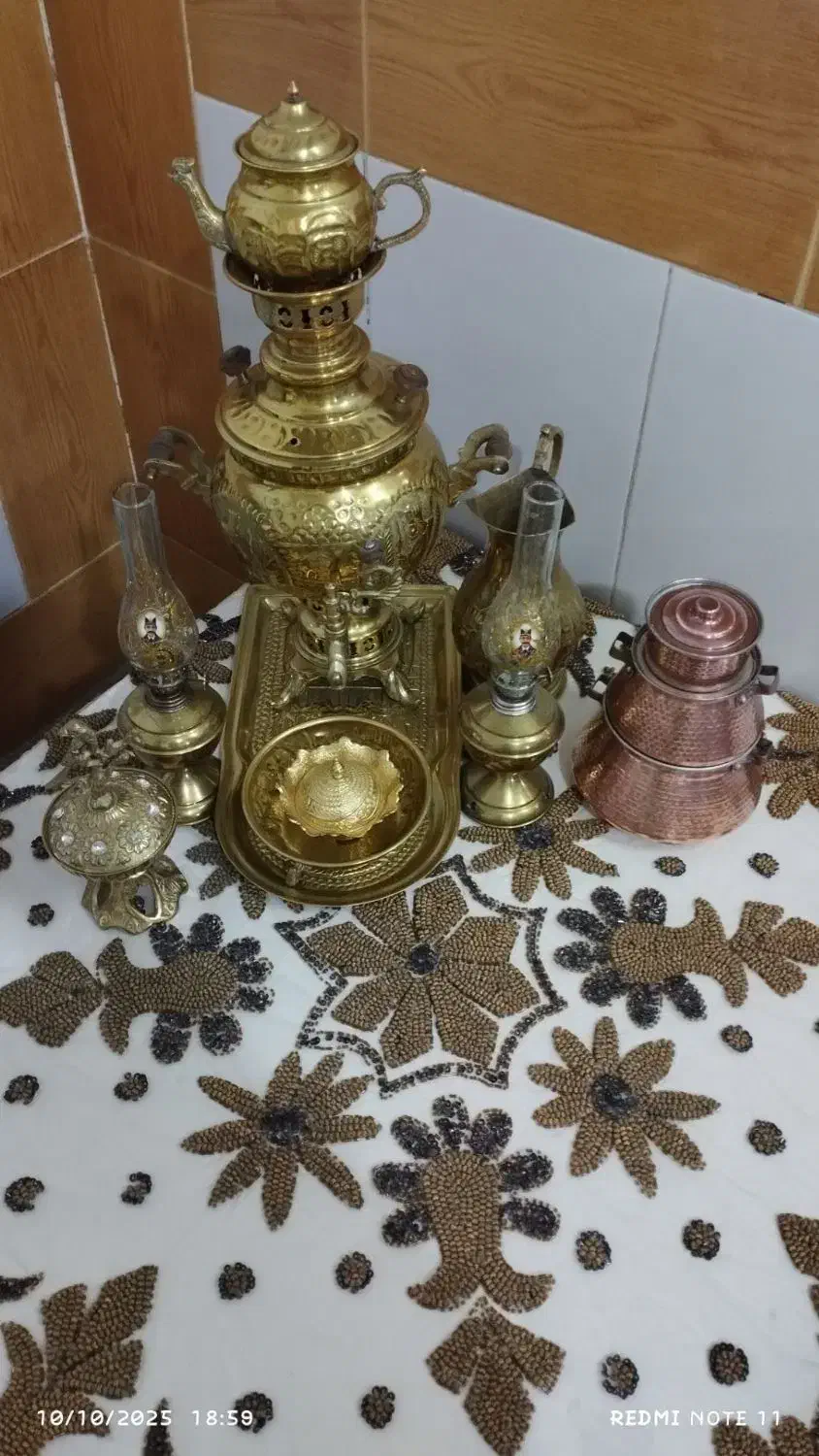 سرویس سماور زغالی|سماور، چای‌ساز، قهوه‌ساز|ملایر, |دیوار
