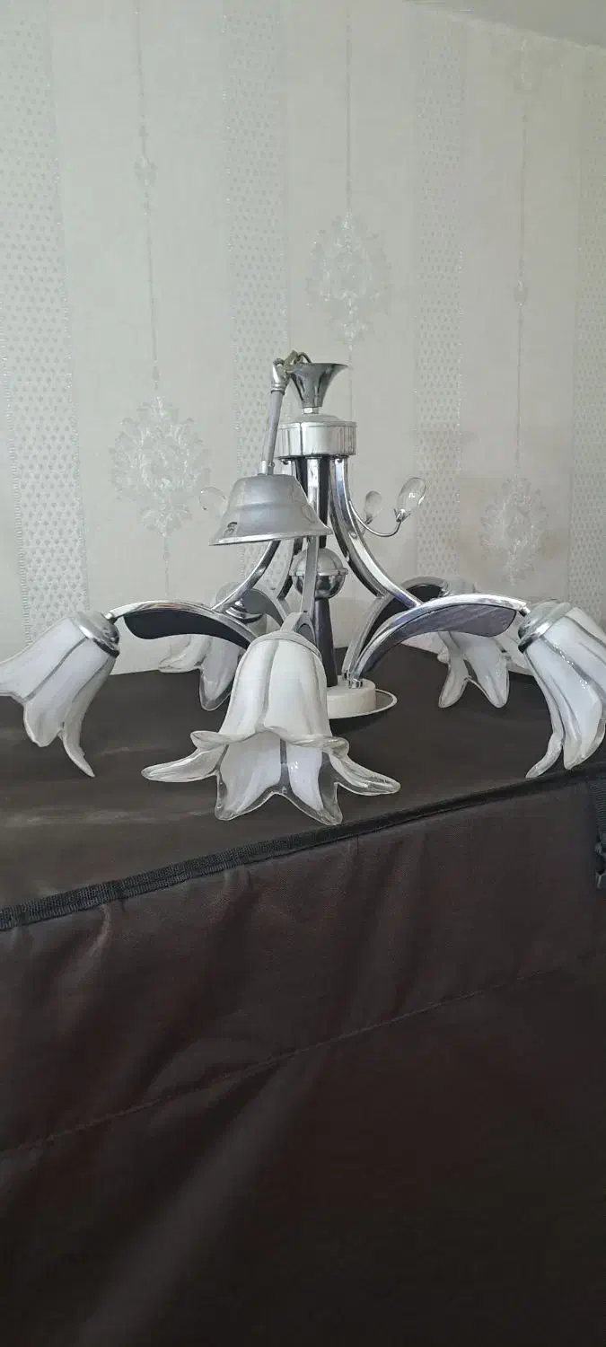 یک جفت لوستر سالم|لوستر و چراغ آویز|اسلام‌شهر, شهرک واوان|دیوار