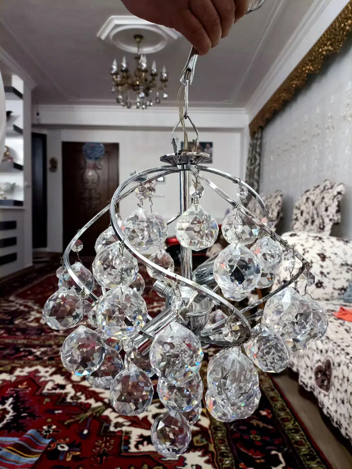 لوستر|لوستر و چراغ آویز|تبریز, |دیوار