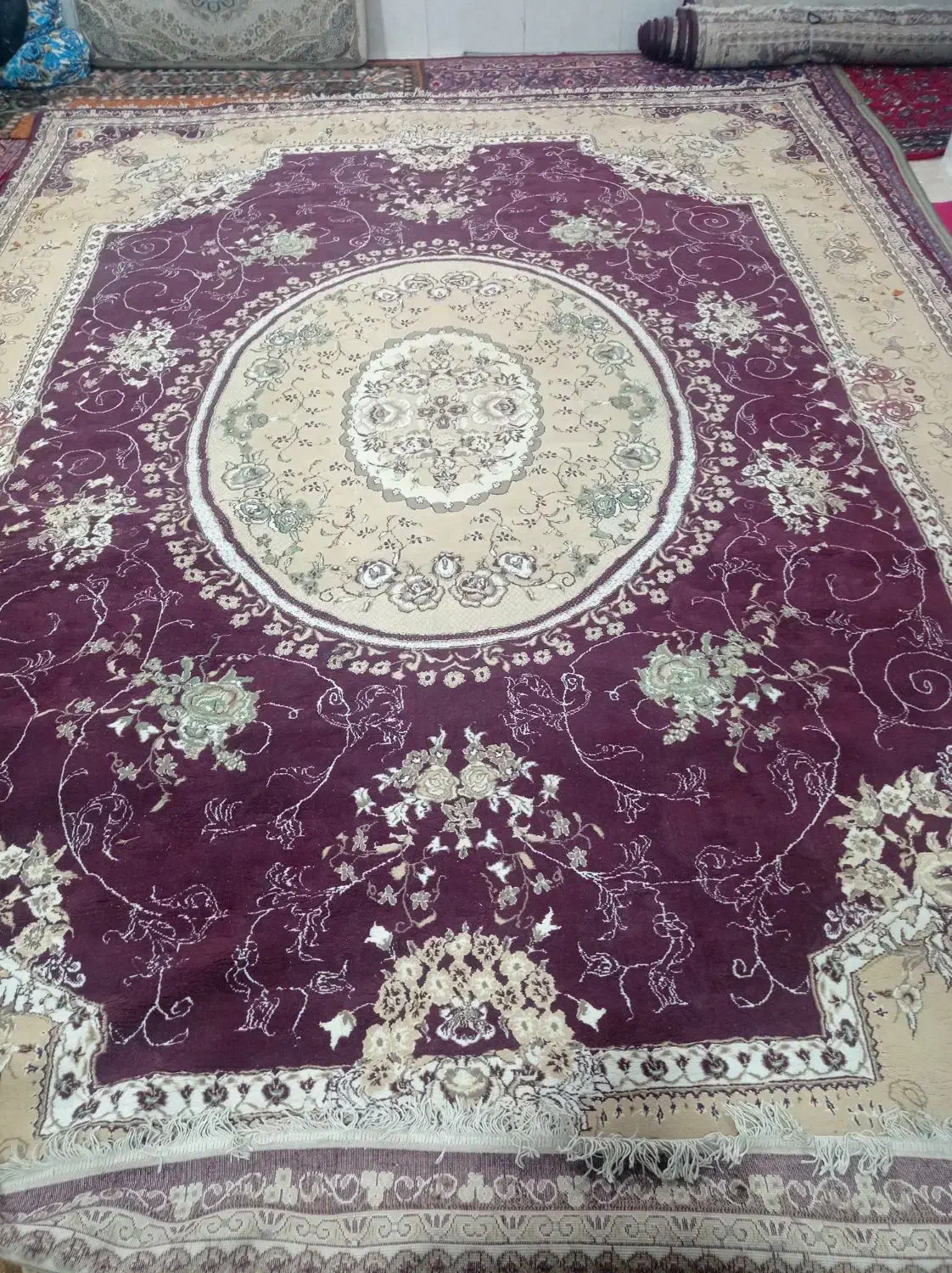 فرش 12متری یک جفت 2عدد تمیزو سالم|فرش|قرچک, مهدیه|دیوار