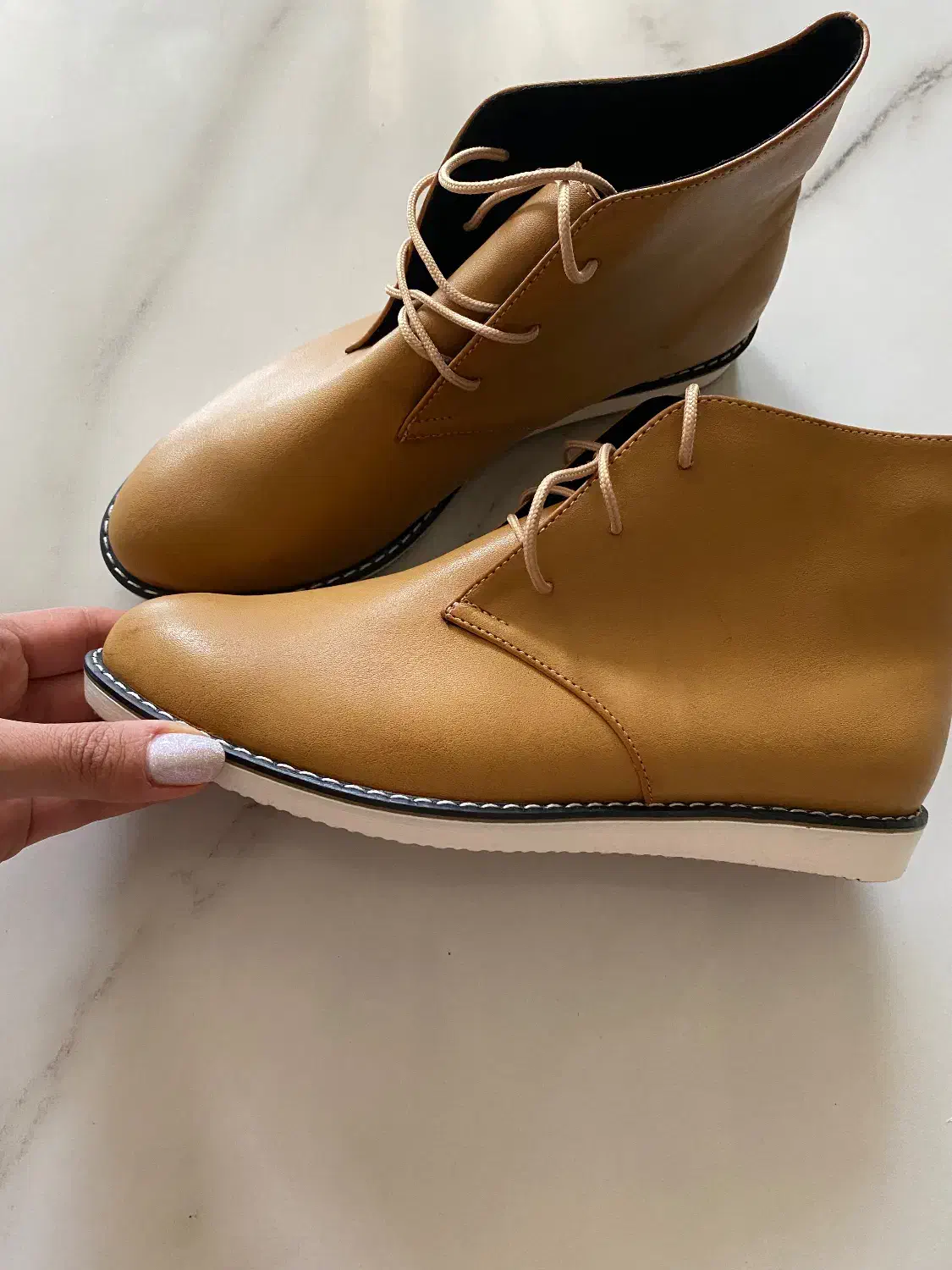 نیم بوت عسلی|کیف، کفش، کمربند|تهران, شهرک هما|دیوار