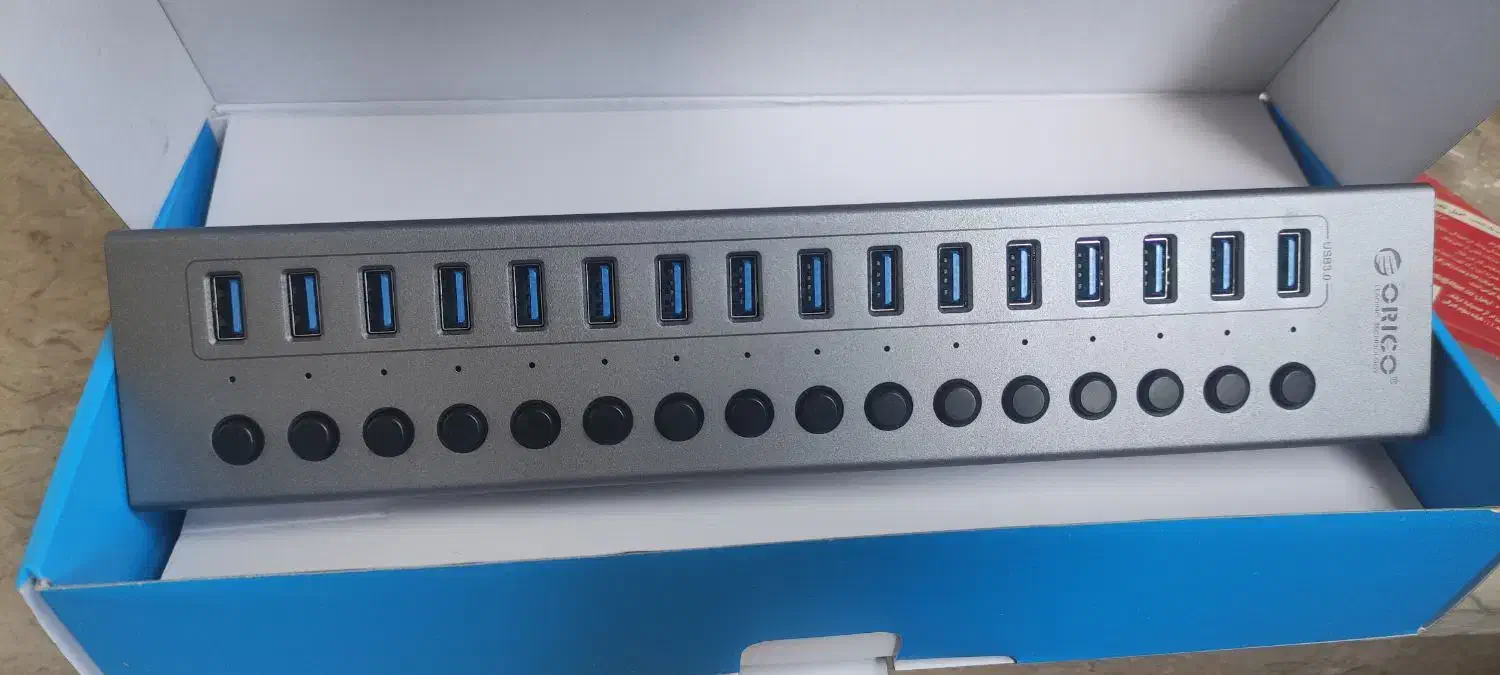 هاب 16 پورت orico|قطعات و لوازم جانبی رایانه|گرگان, |دیوار