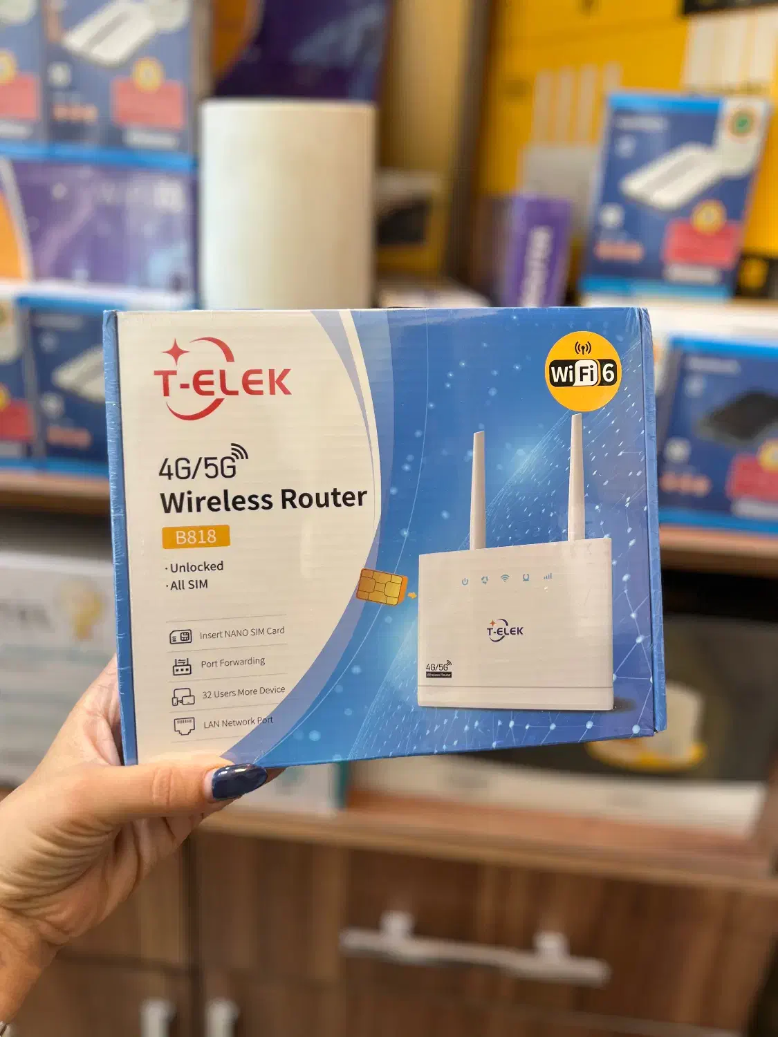 مودم Telek B818|مودم و تجهیزات شبکه|رشت, گلسار|دیوار