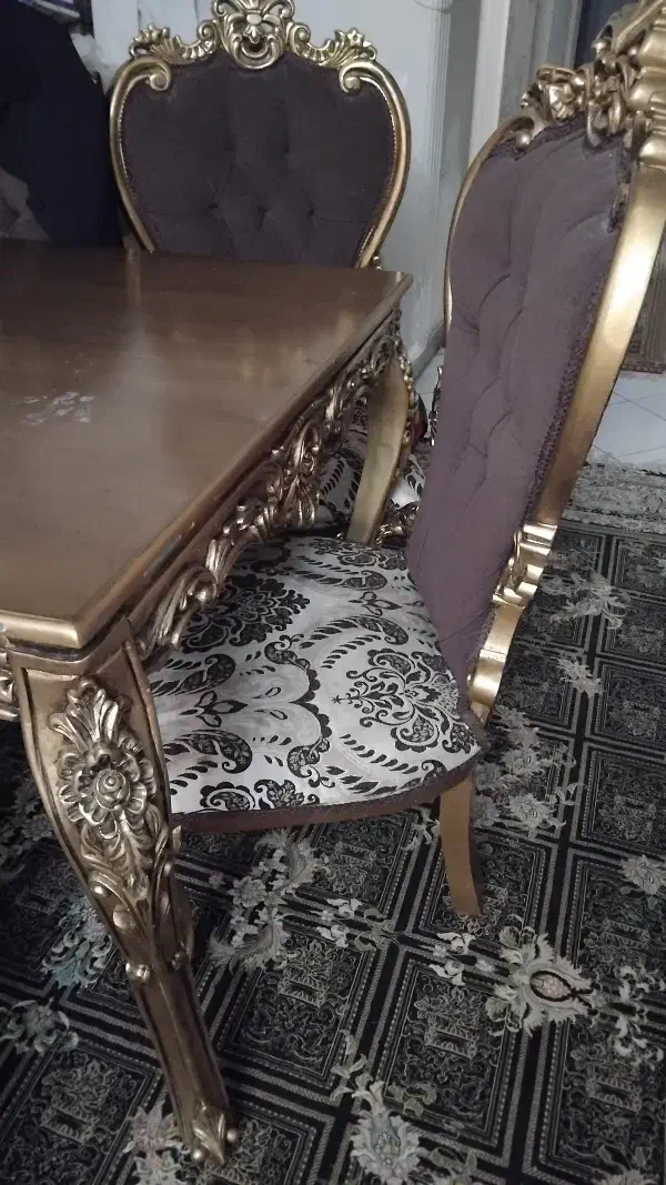 مبل استیل ۷ نفره و غذا خوری|مبلمان خانگی و میز عسلی|تهران, سازمان برنامه شمالی|دیوار