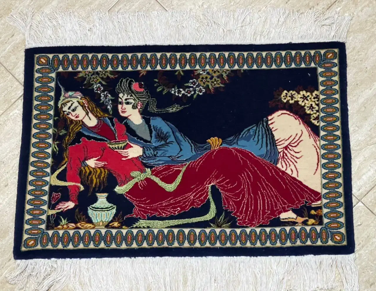 تابلو فرش دست بافت|تابلو فرش|قائم‌شهر, |دیوار