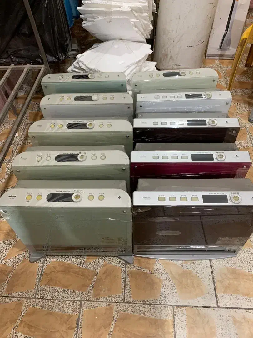 بخاری ژاپنی جلو شیشه تصفیه دار بدون دودکش|بخاری، هیتر، شومینه|یزد, |دیوار