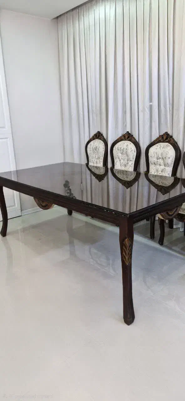 میز ناهار خوری ۸ نفره لوکس|میز و صندلی غذاخوری|مشهد, بهاران|دیوار