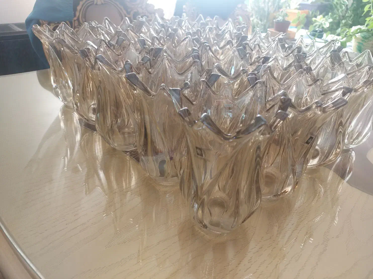 لاله لوستر شامپاینی|لوستر و چراغ آویز|تبریز, |دیوار