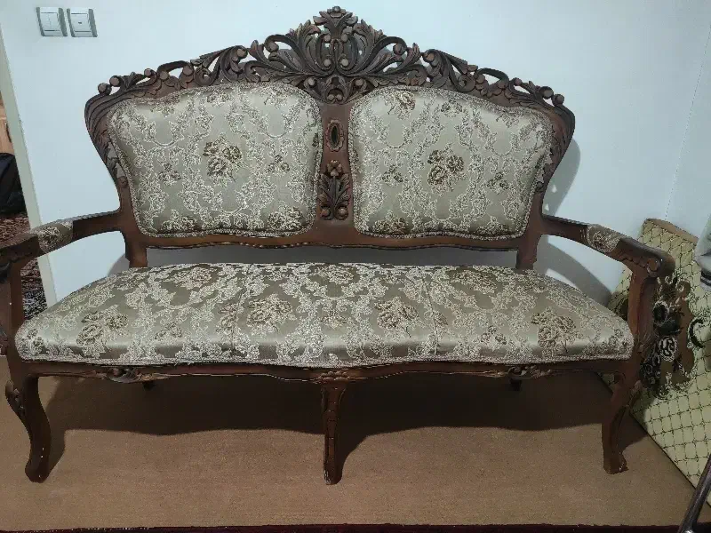 سرویس مبل 9 نفره به همراه میز تلفن|مبلمان خانگی و میز عسلی|مراغه, |دیوار