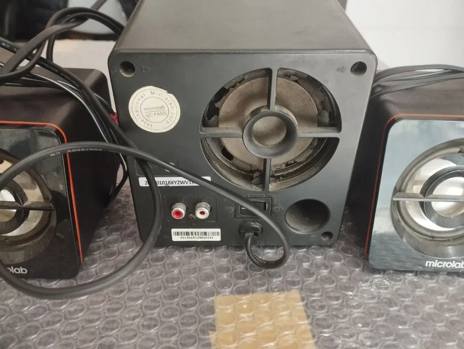 اسپیکر 3 تیکه microlab|قطعات و لوازم جانبی رایانه|رشت, دیانتی|دیوار