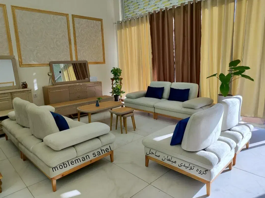 مبل راحتی پازلی سبک آریزو 8نفره تمام مکانیزم شرکتی|مبلمان خانگی و میز عسلی|آبیک, |دیوار