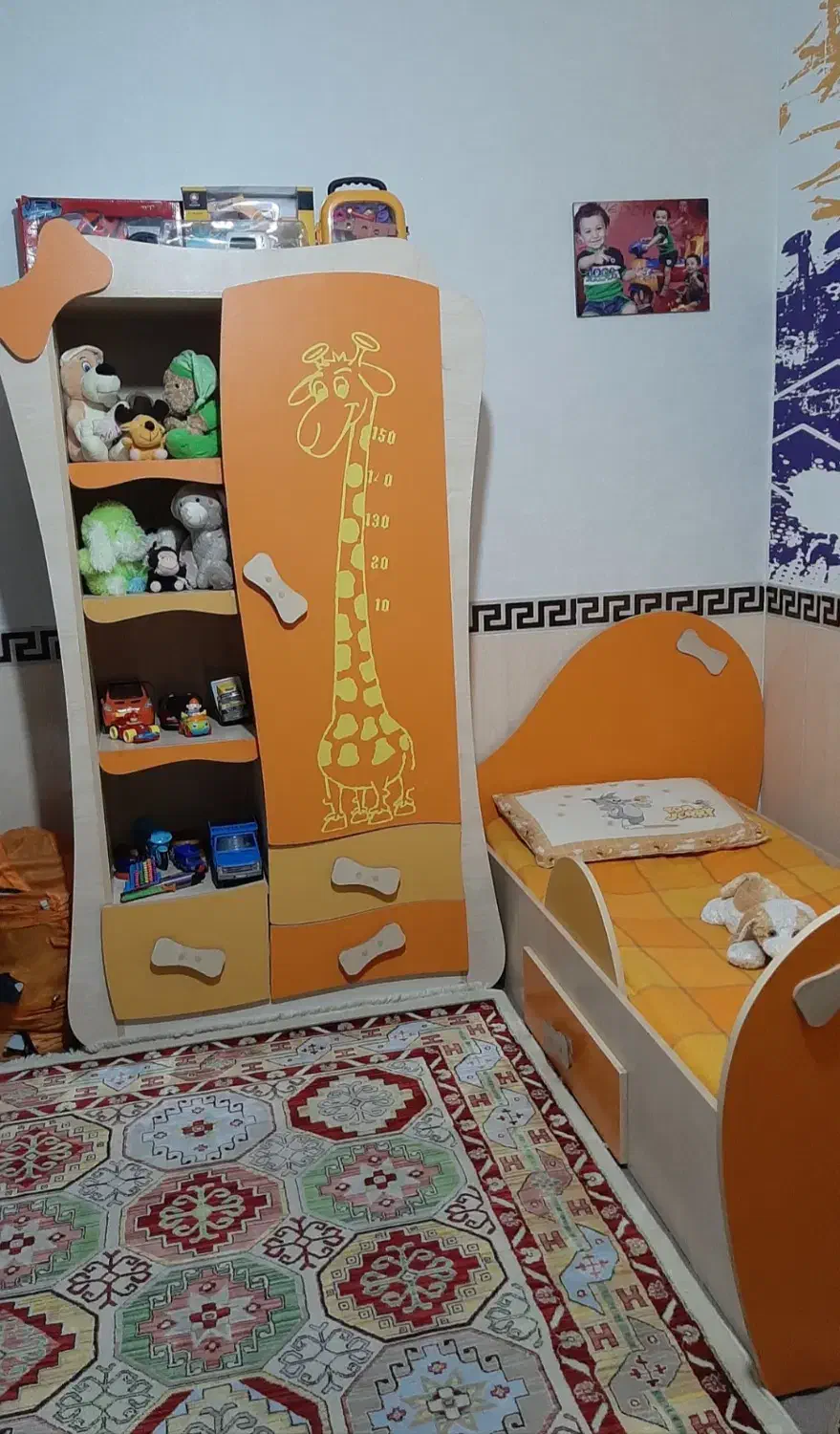 سرویس خواب کودک و نوجوان|تخت و سرویس خواب|ورامین, ورامین|دیوار