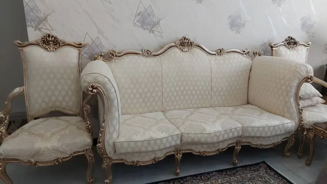 مبلمان ۹نفره کلاسیک چوب راش|مبلمان خانگی و میز عسلی|تهران, چیتگر شمالی|دیوار