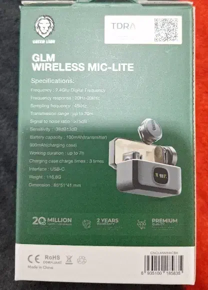 میکروفن گرین لاین سکه ای مدل glm lite|صوتی و تصویری|اهواز, کوی جانبازان(دانش)|دیوار