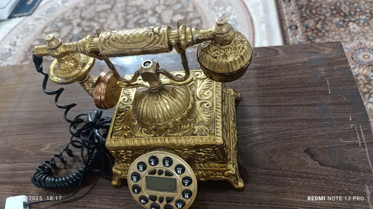 تلفن برنز اصل|تلفن رومیزی|الشتر, |دیوار