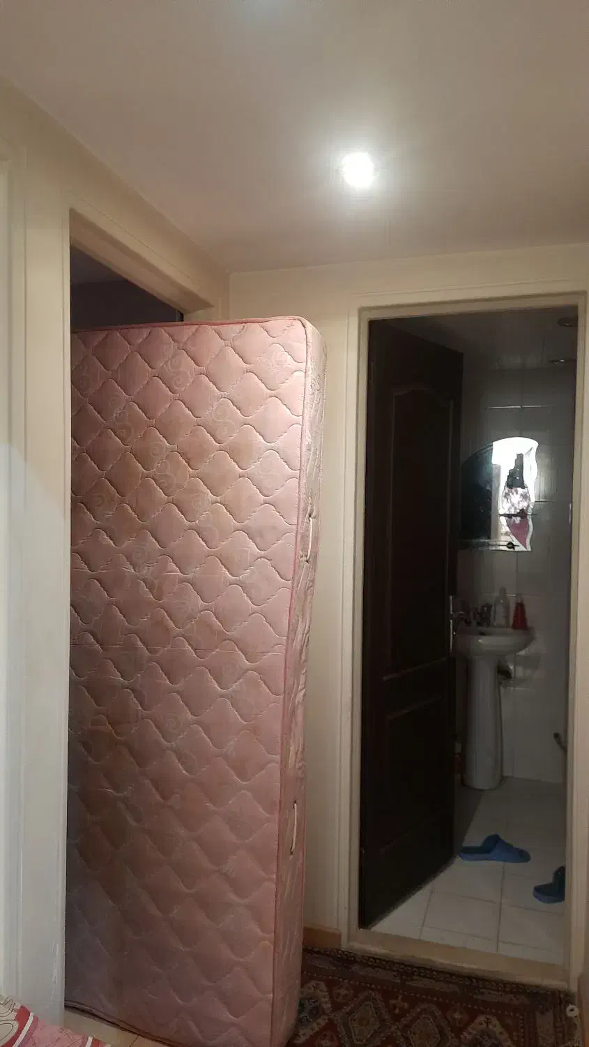 تخت ۲ متری و کتابخانه نوجوان تمام mdf همراه با تشک|تخت و سرویس خواب|کرج, فاز ۴ مهرشهر|دیوار