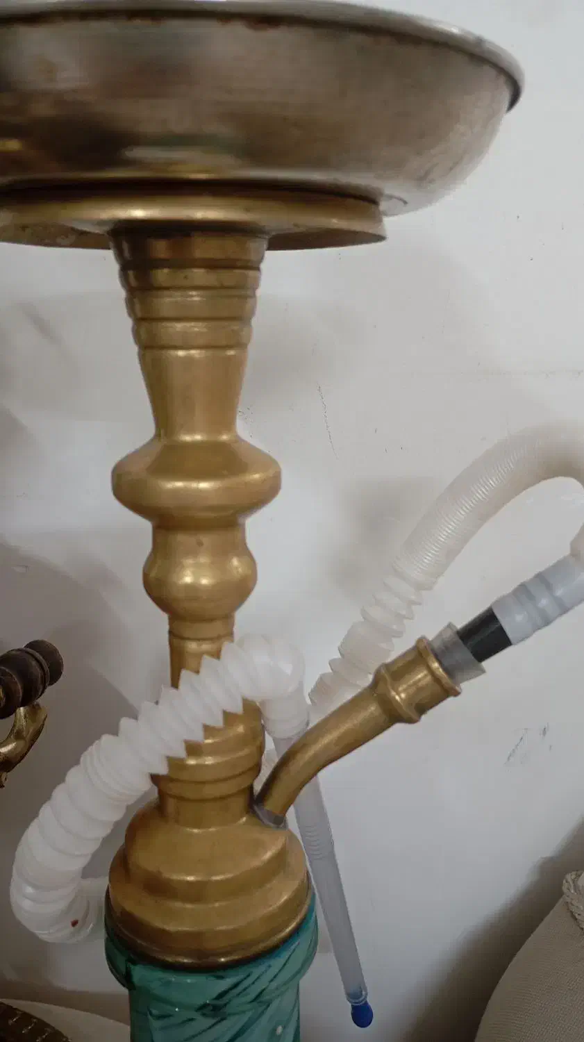 قلیون برنجی|صنایع دستی و سایر لوازم تزئینی|پاکدشت, پاکدشت (مامازند)|دیوار