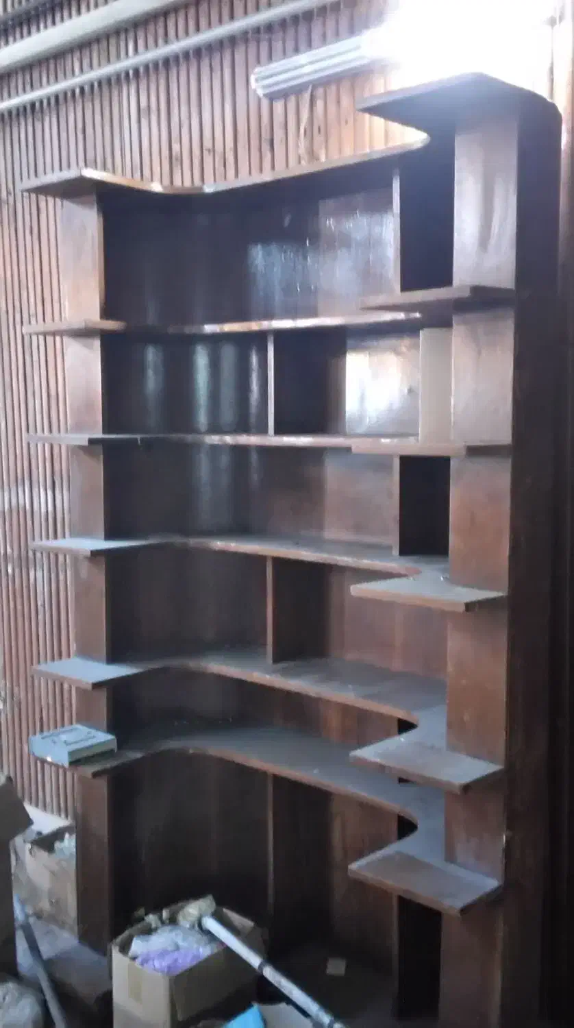 کتابخانه بسیارزیبا ومدور جادار|کتابخانه، شلف، قفسههای دیواری|تنکابن, |دیوار