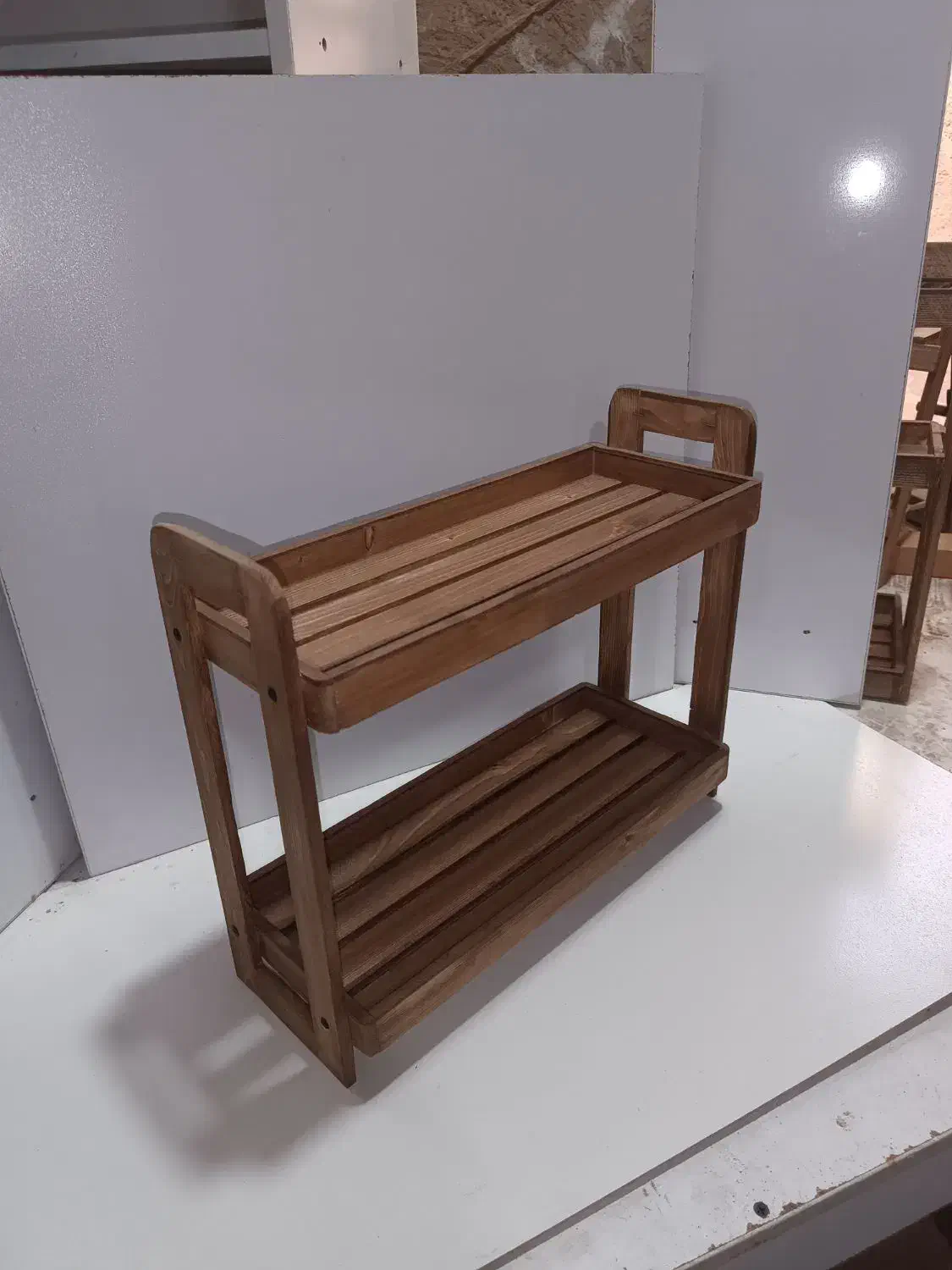 استند چوبی مفت جا دار برای ادویه پاسماوری|صنایع دستی و سایر لوازم تزئینی|قم, بیانی|دیوار