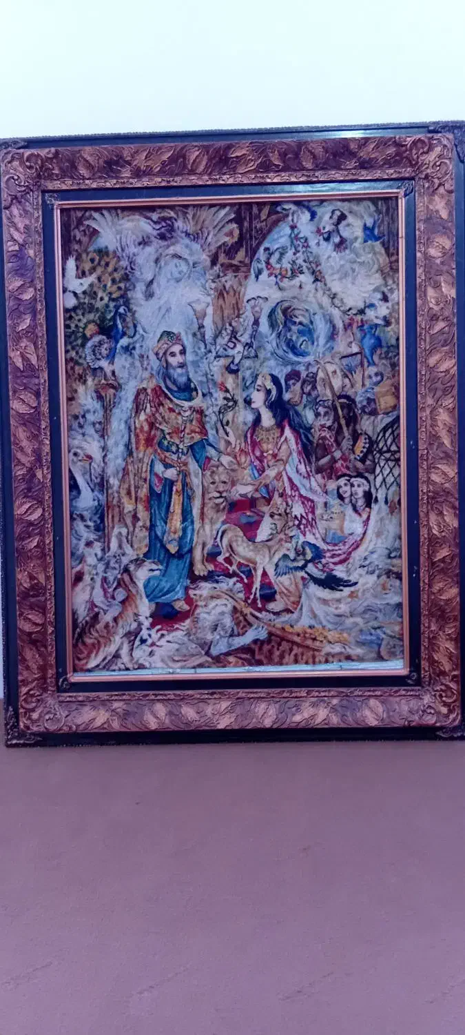 دو تخته تابلو فرش دستباف هر کدام 45 میلیون|تابلو فرش|همدان, |دیوار