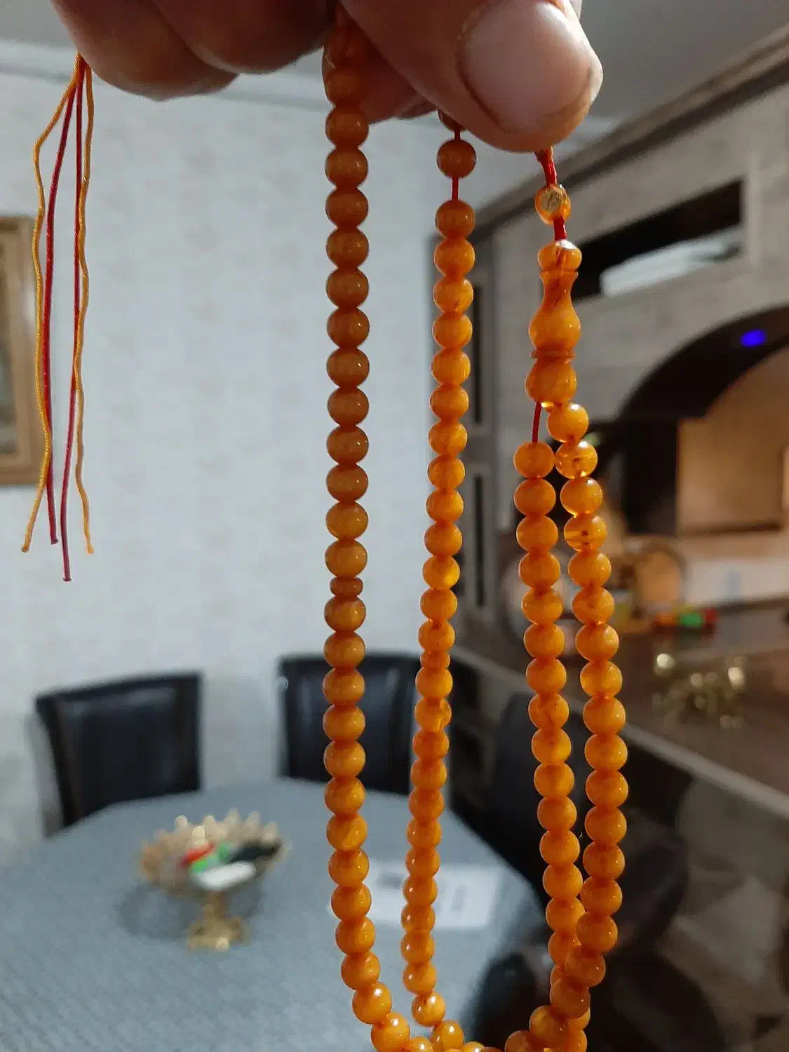 سه عدد تسبیح کهربای ناصر بهمنی|جواهرات|کرمانشاه, |دیوار