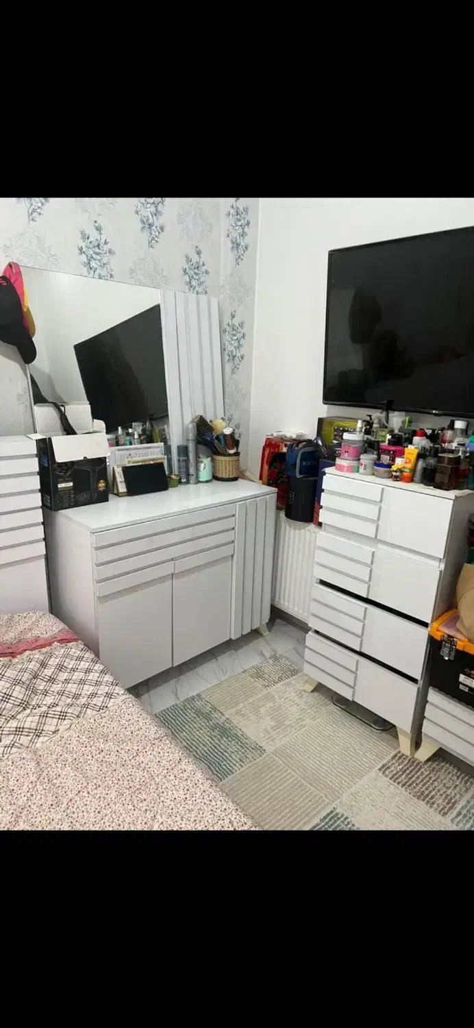 ست تخت کامل در حد نو|تخت و سرویس خواب|لاهیجان, رجایی|دیوار