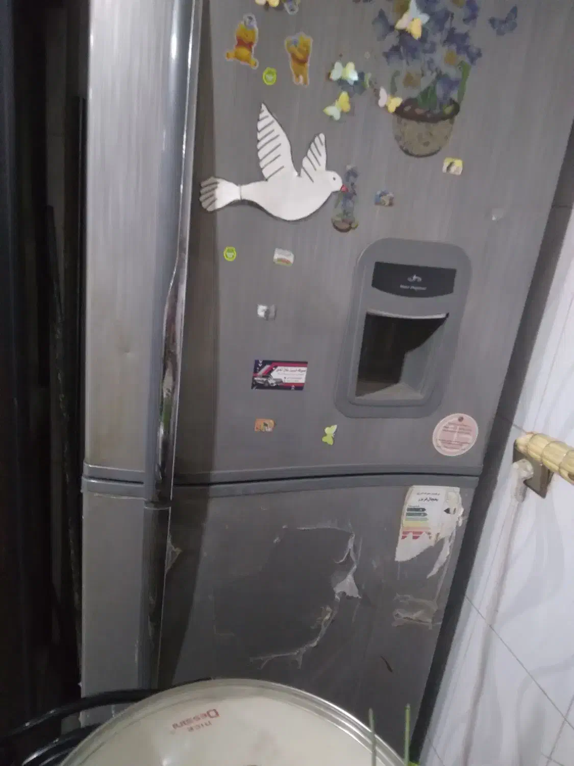 سلام  یک عدد یخچال فریزر سالم|یخچال و فریزر|نیشابور, ده حلاج|دیوار