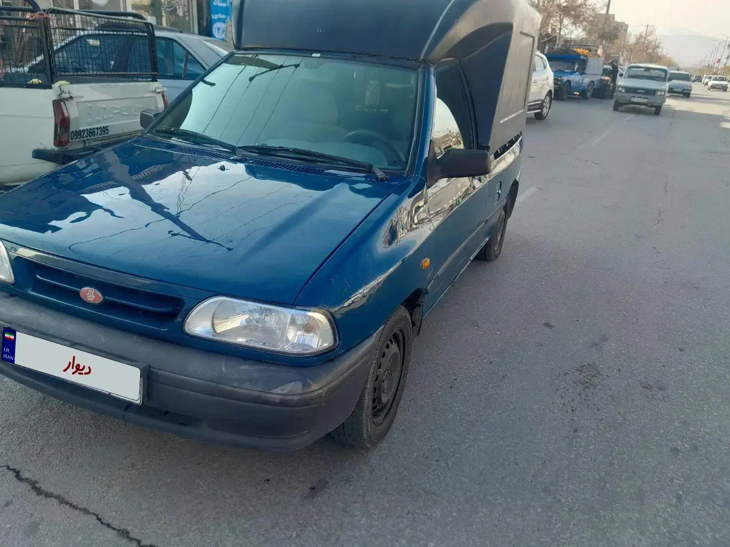 پراید وانت بدون ضربه بدون رنگ|خودرو سواری و وانت|تویسرکان, |دیوار