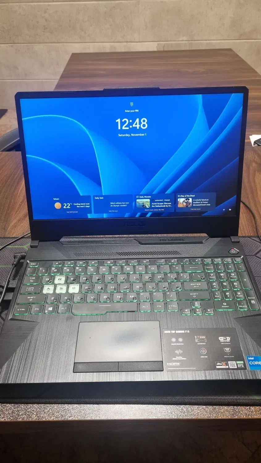 لپ تاپ ایسوس tuf gaming|رایانه همراه|تهران, عباسآباد|دیوار