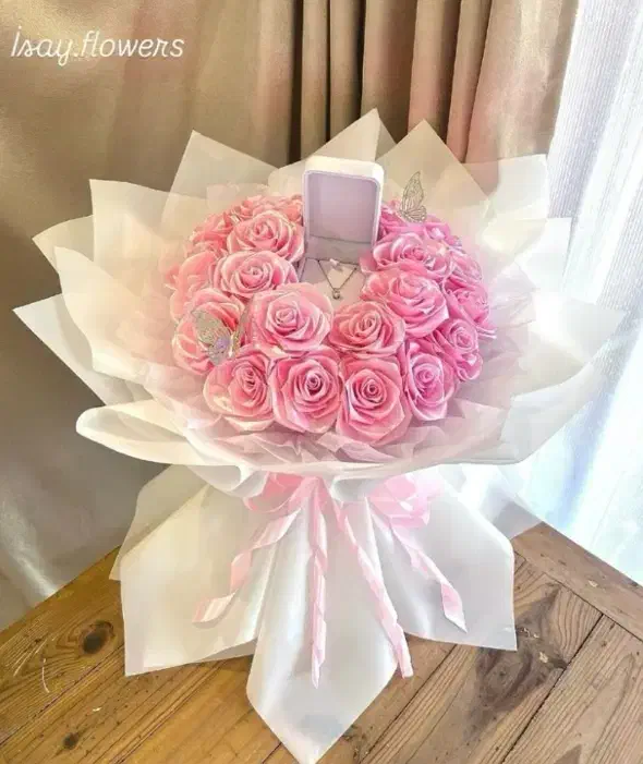 گل با روبان|گل مصنوعی|گرگان, |دیوار