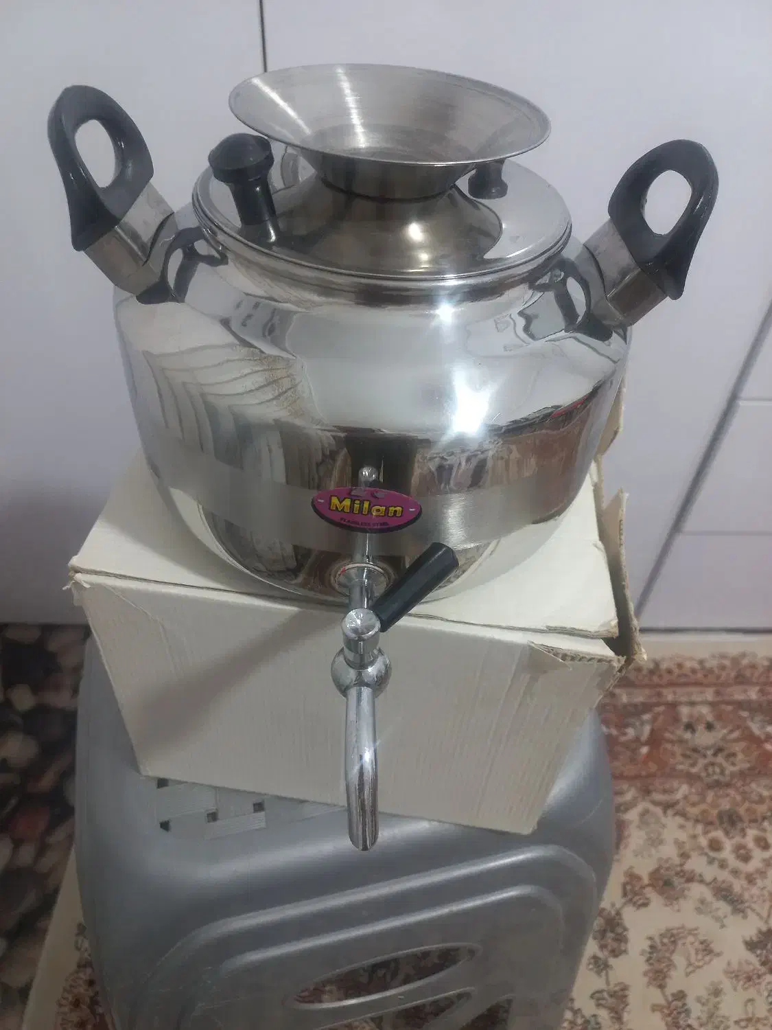 کتری استیل نونو|قوری، کتری، قهوهساز دستی|اسلامآباد غرب, |دیوار