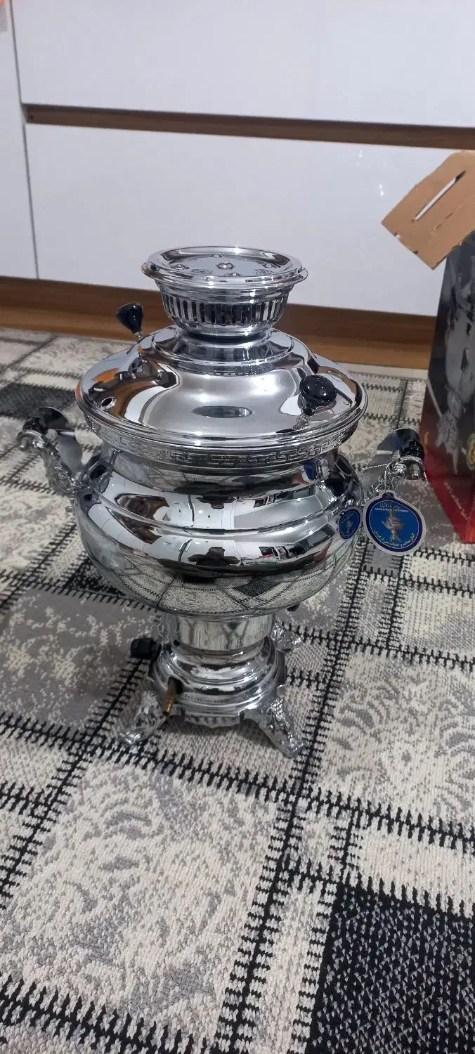 سماور گازی ۶ لیتری کاملا نو|سماور، چای‌ساز، قهوه‌ساز|قدس, شهر‌قدس|دیوار