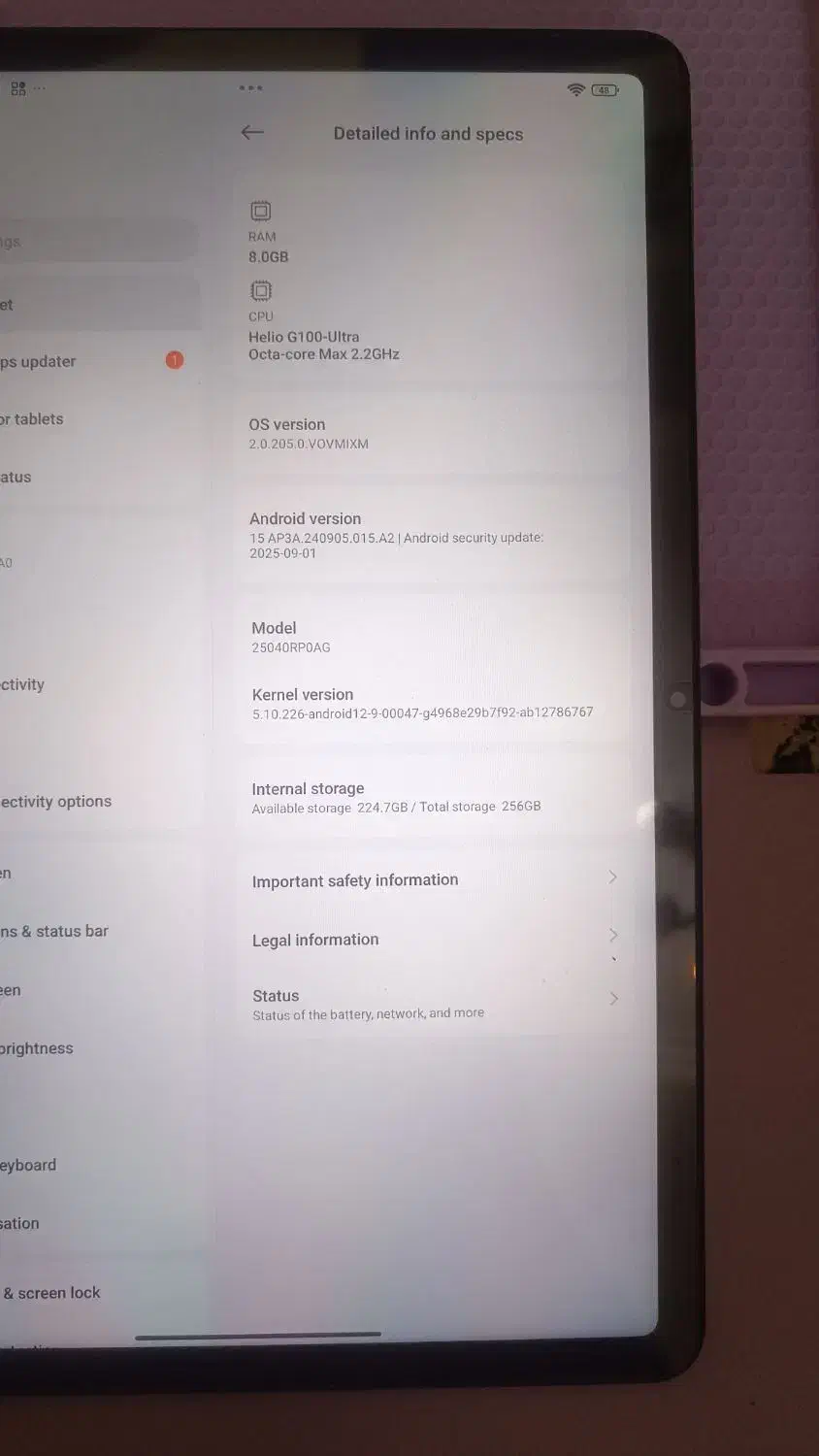 گوشی شیائومی  ردمی پد ۲|تبلت|تهران, باغ خزانه|دیوار