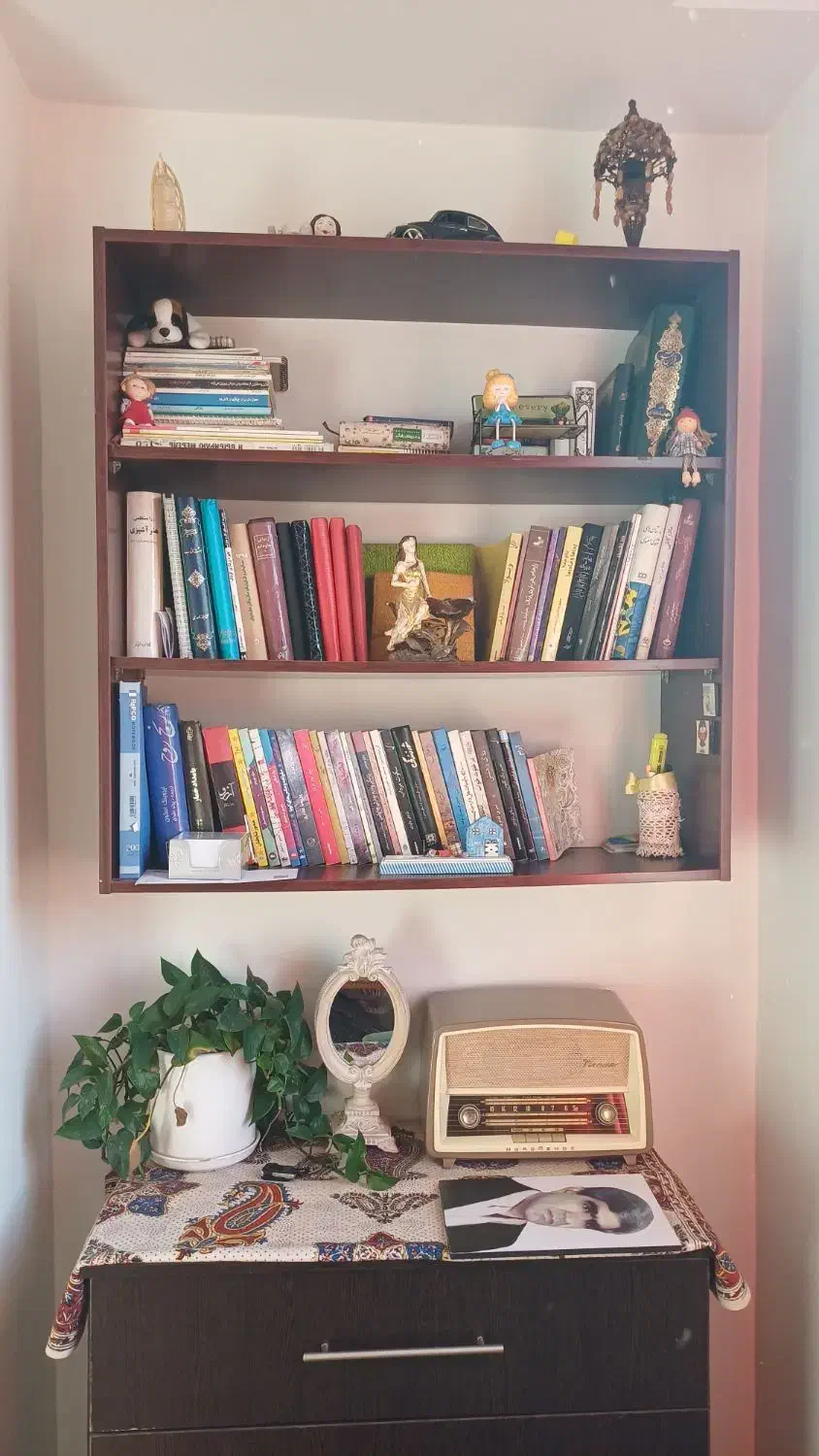 کتابخانه دیواری|کتابخانه، شلف، قفسههای دیواری|پردیس, فاز ۴|دیوار