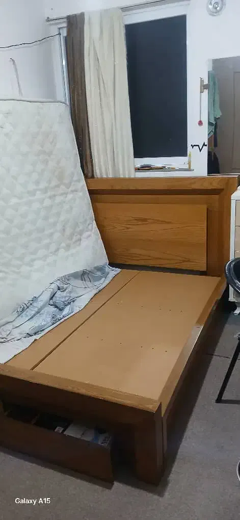 تخت دونفره همراه با تشک|تخت و سرویس خواب|ساری, |دیوار