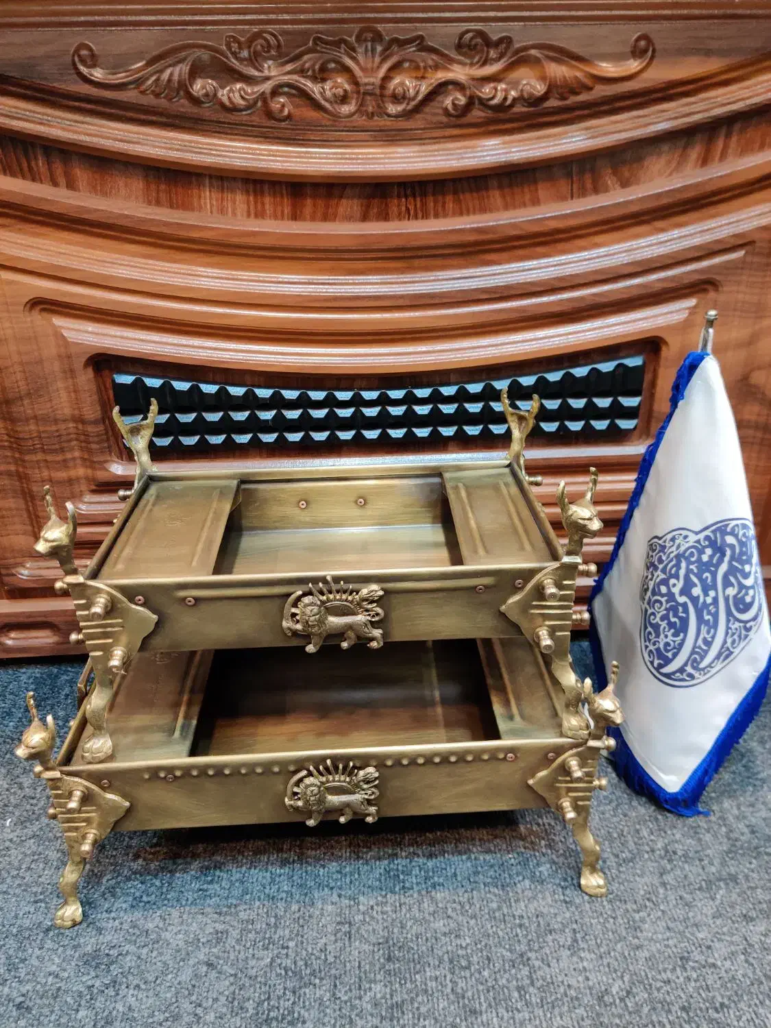 منقل مستطیل پایه دیو|کلکسیون اشیاء عتیقه|تهران, هرندی|دیوار