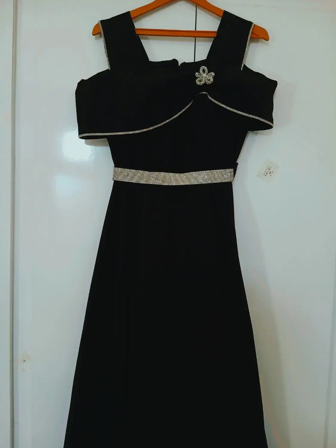 لباس مجلسی مشکی ساتن|لباس|قاسمآباد (خواف), |دیوار