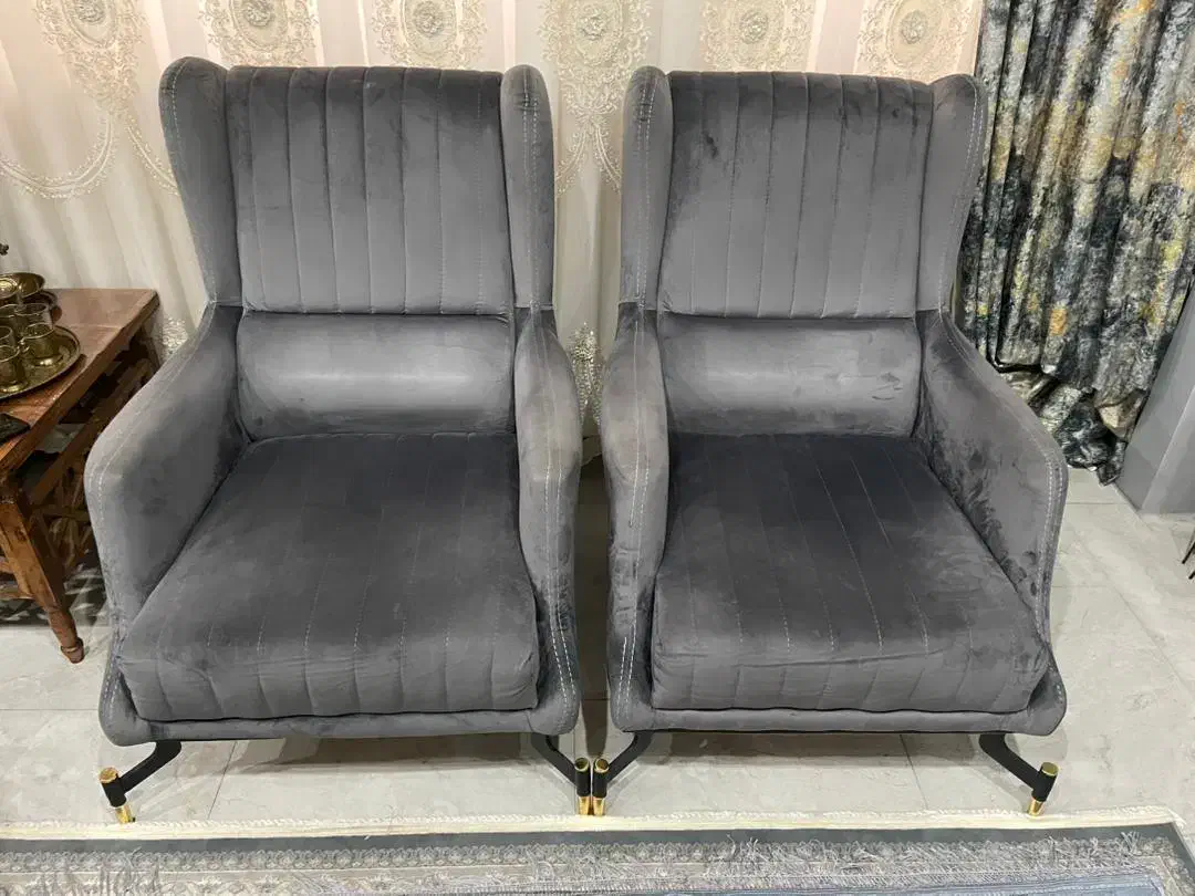 نیم ست پنج نفره|مبلمان خانگی و میز عسلی|اراک, |دیوار