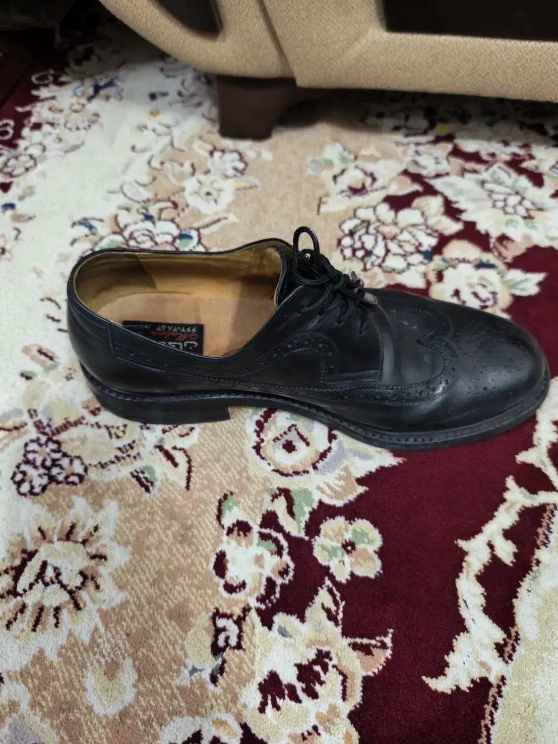 کفش چرمی مردانه دست دوز ۸ ترک سایز 43|کیف، کفش، کمربند|رشت, باهنر|دیوار