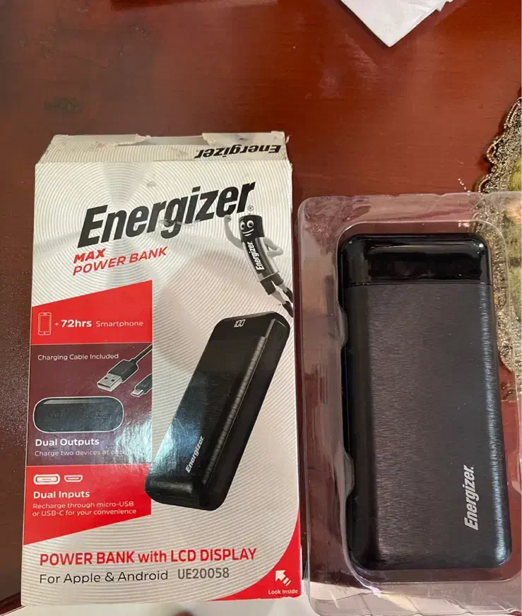 پاوربانک انرجایزر ۲۰۰۰۰ همراه با تست ۲۴ ساعته|لوازم جانبی موبایل و تبلت|تهران, قیطریه|دیوار
