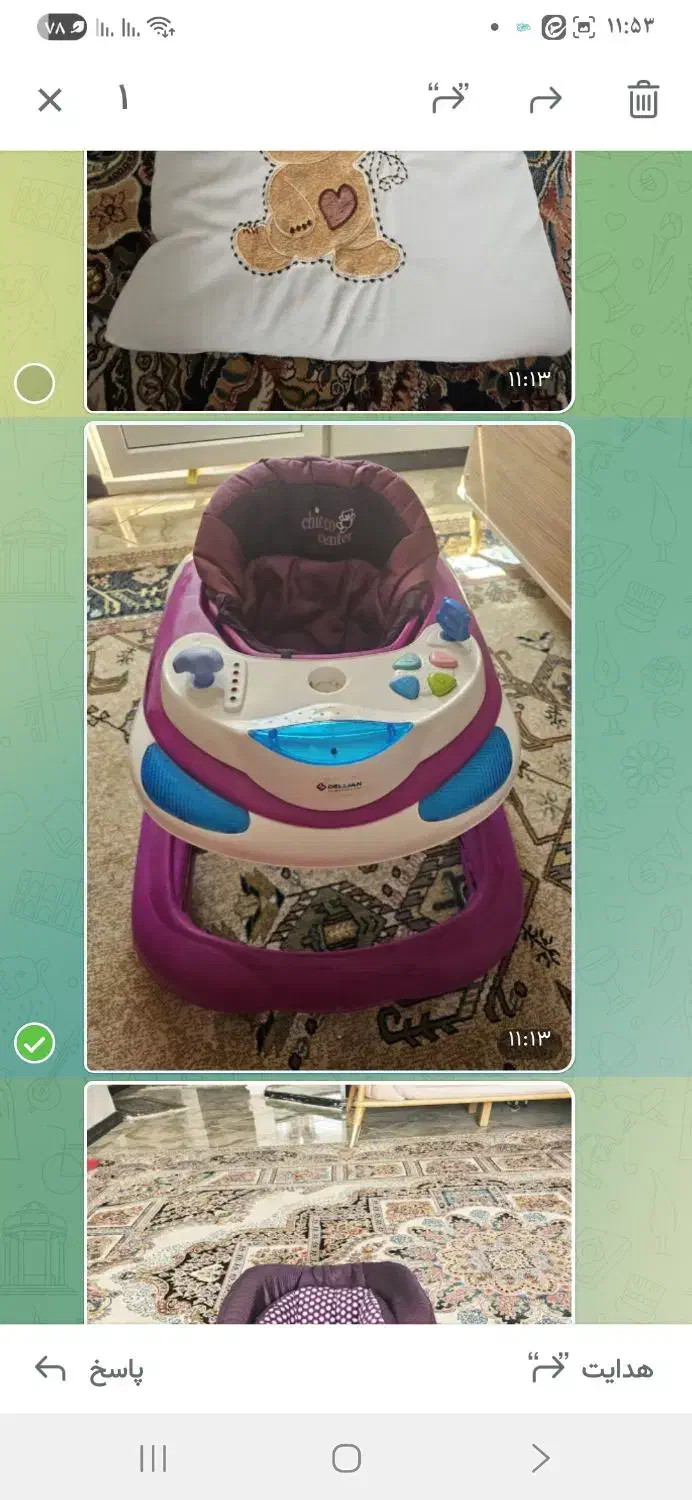 کرییر روروک کالسکه و کیسه خواب یک میلیون تومن|کالسکه و لوازم جانبی|سبزوار, فقیه سبزواری|دیوار