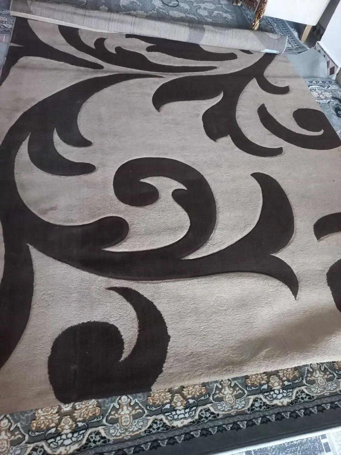 گلیم فرش ۹ متری|فرش|ایلام, |دیوار