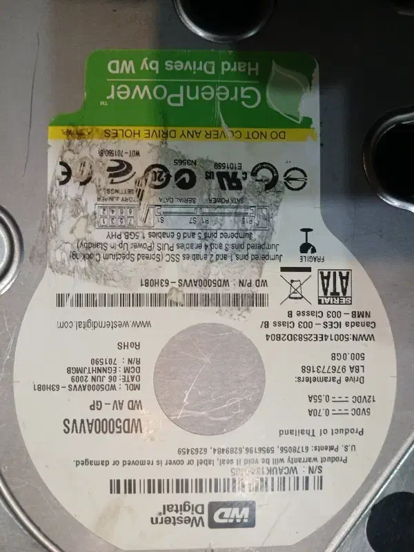 هارد اینترنال 500 gb|قطعات و لوازم جانبی رایانه|تهران, شاهین|دیوار