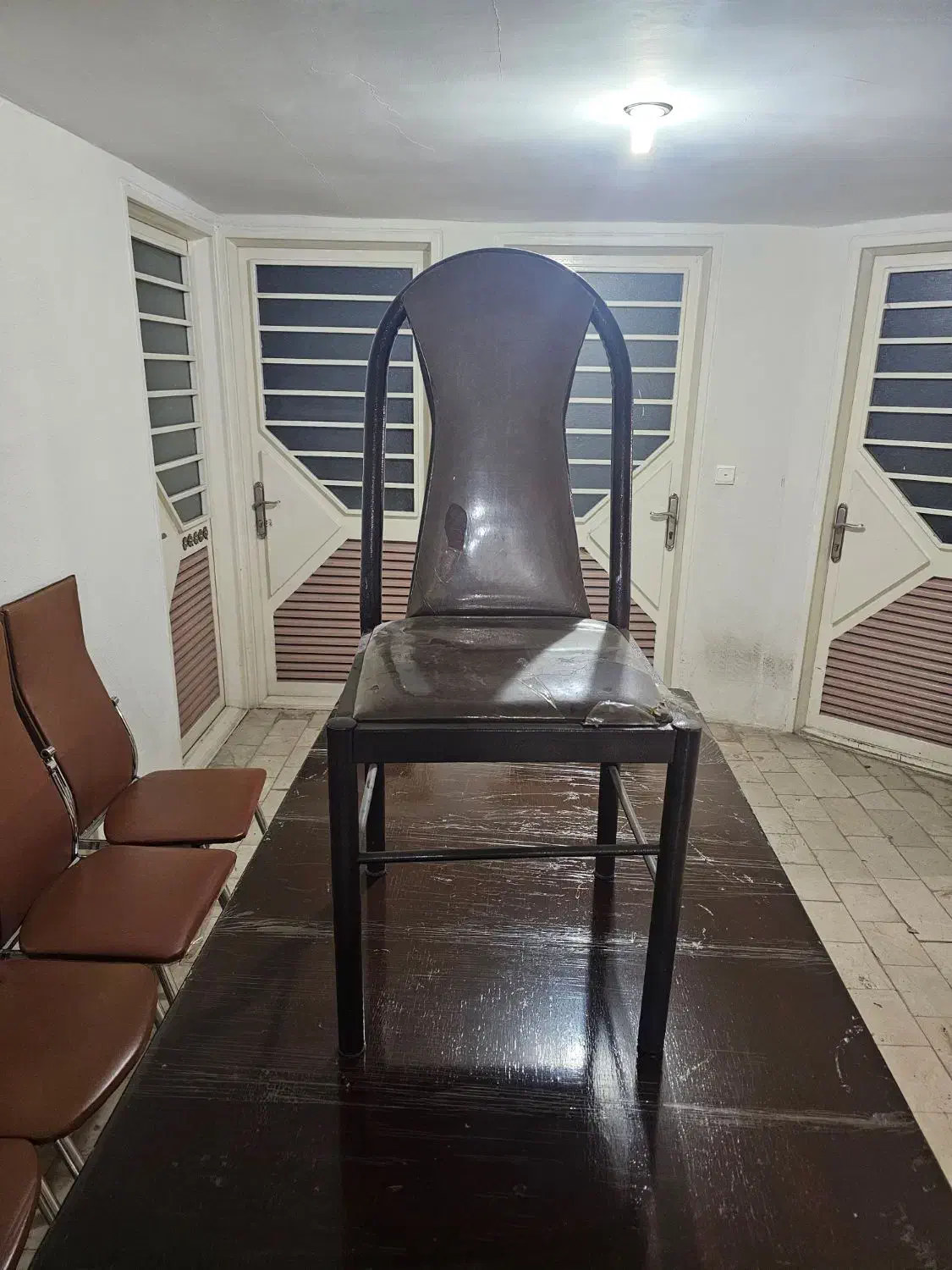 صندلی اداری فلزی ۴ عدد|دفتر کار|قزوین, |دیوار