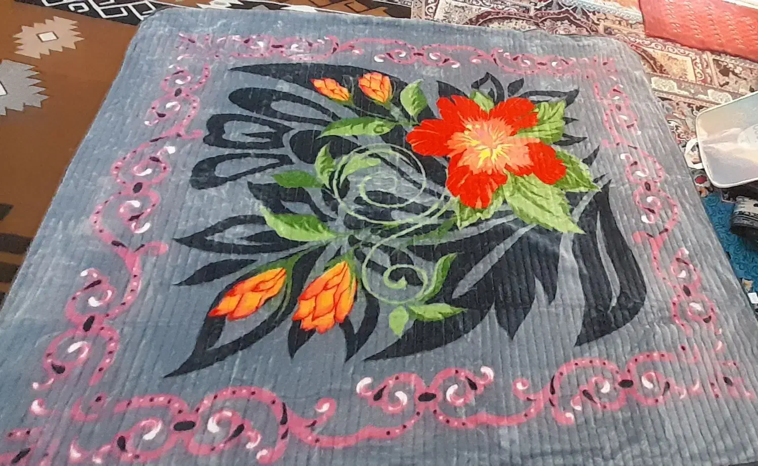 گلبافت ۲نفره|رختخواب، بالش، پتو|چمران, |دیوار