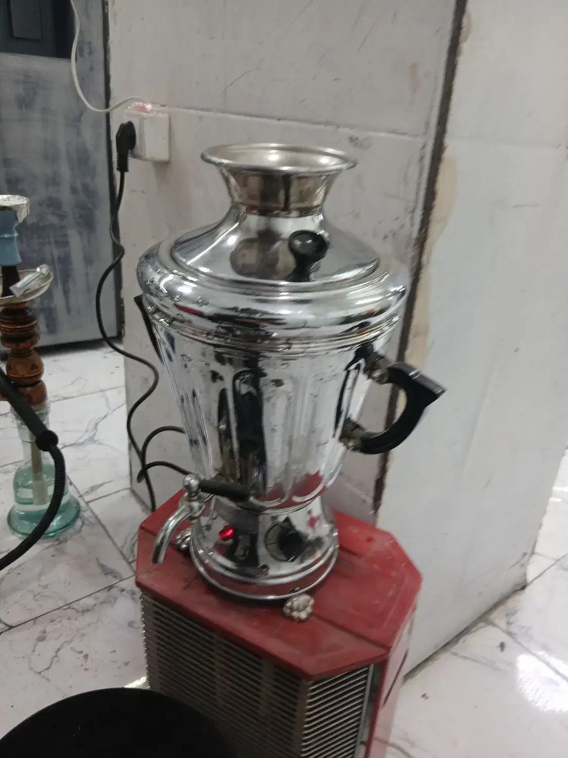 سماور  یک بار استفاده شده|سماور، چای‌ساز، قهوه‌ساز|مشکین‌دشت, |دیوار