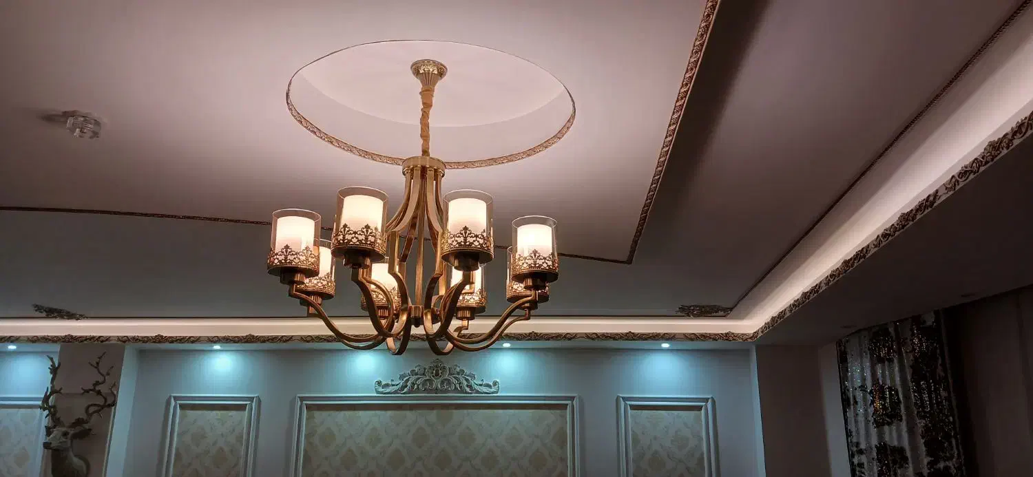 لوسترکم کار و درحدنو دوعدد|لوستر و چراغ آویز|اردبیل, |دیوار