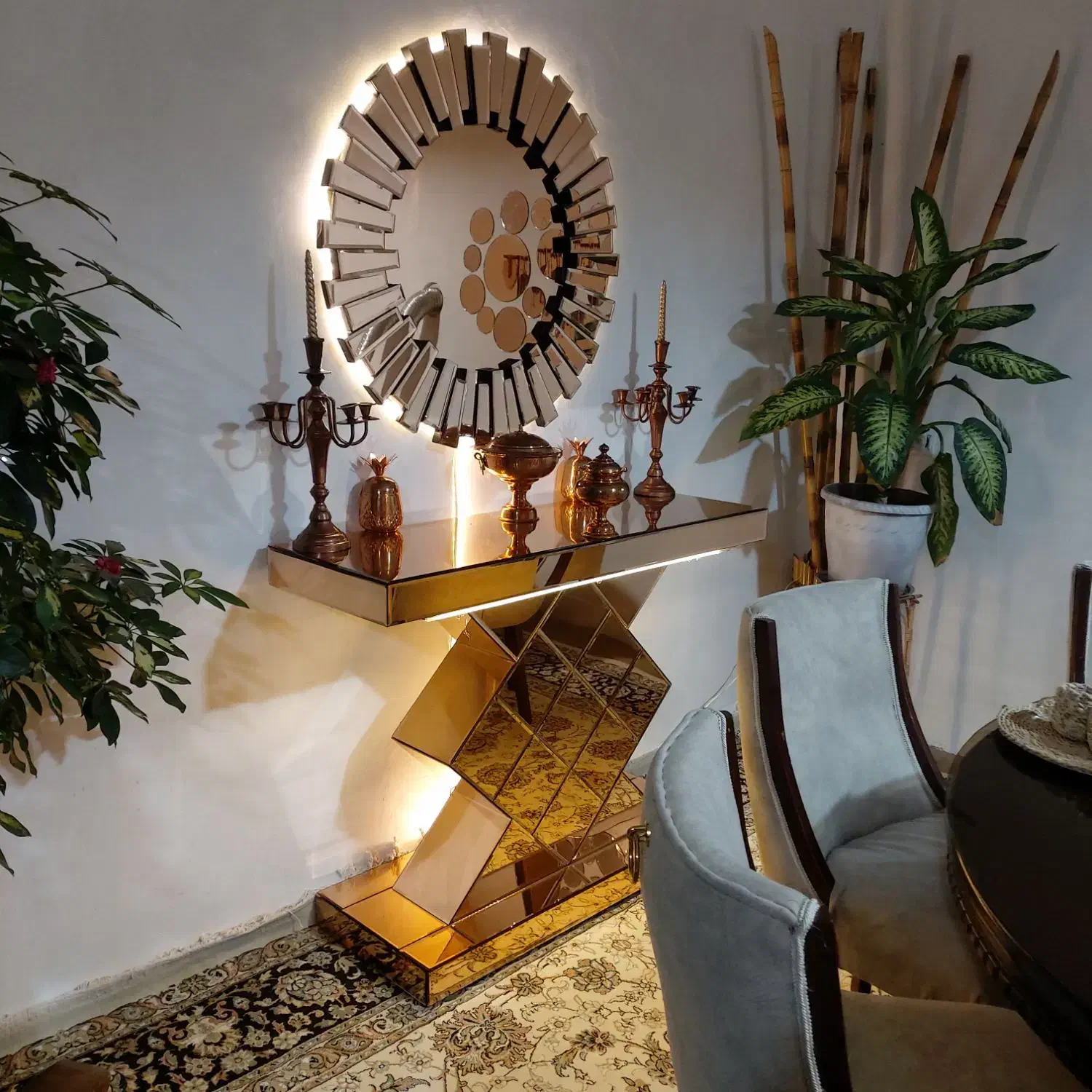 فروش آینه کنسول شیک درخانه|مبلمان خانگی و میز عسلی|تربت‌حیدریه, شهرک ولیعصر|دیوار